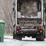 Winter garbage pickup